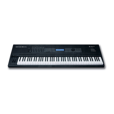 Kurzweil K2600S User manual