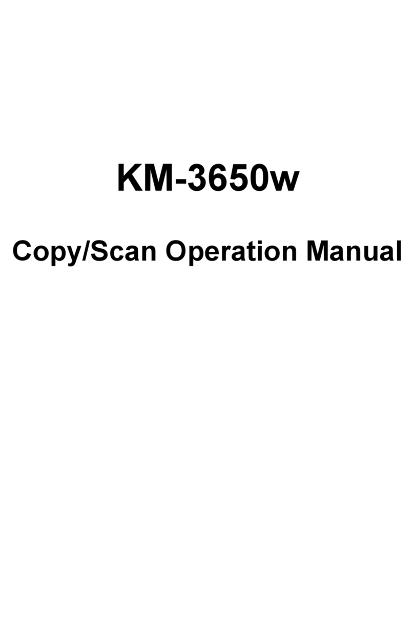 Kyocera KM-3650W User manual