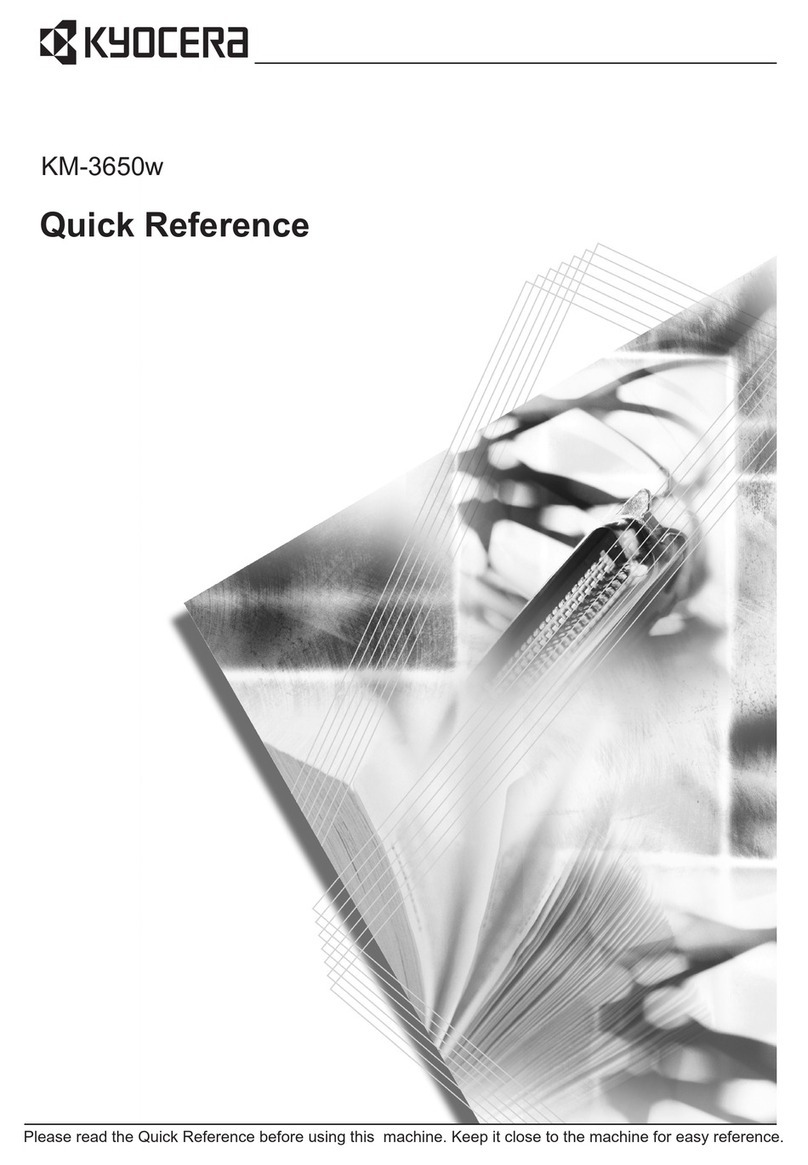 Kyocera KM-3650W User manual