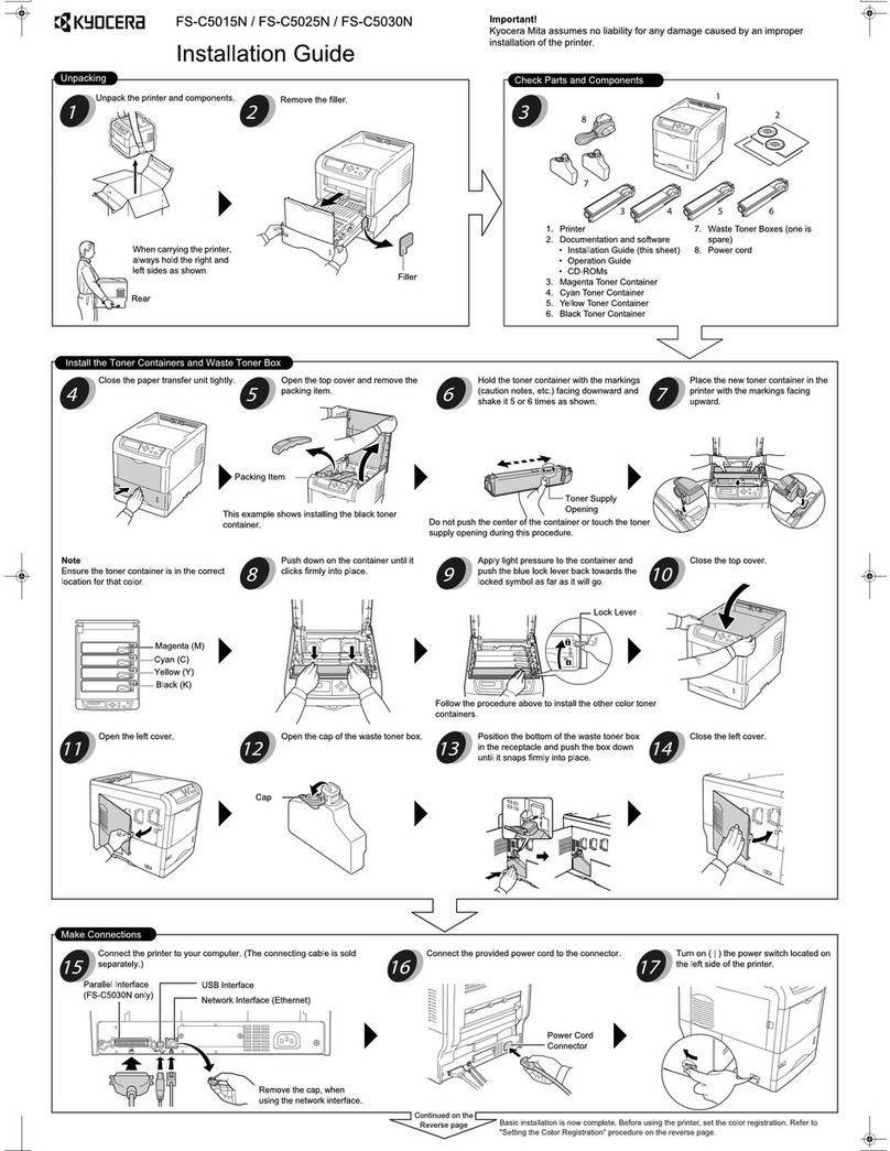 Kyocera FS-C5015N User manual