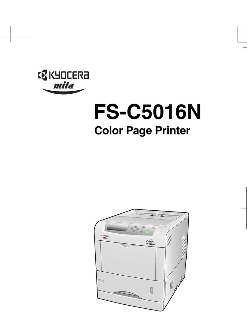 Kyocera Mita FS-C5016N Quick reference guide