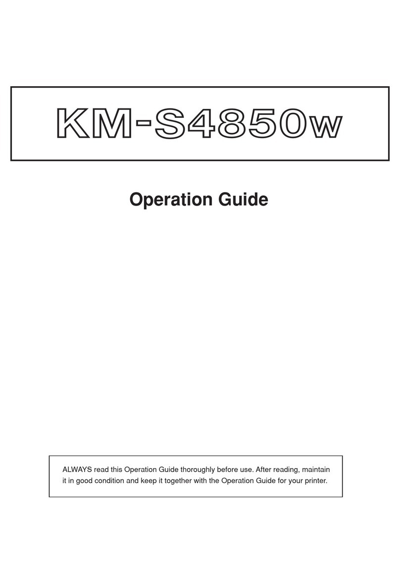 Kyocera KM-S4850W User manual
