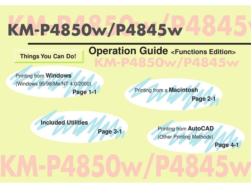 Kyocera Mita KM-P4845w User manual