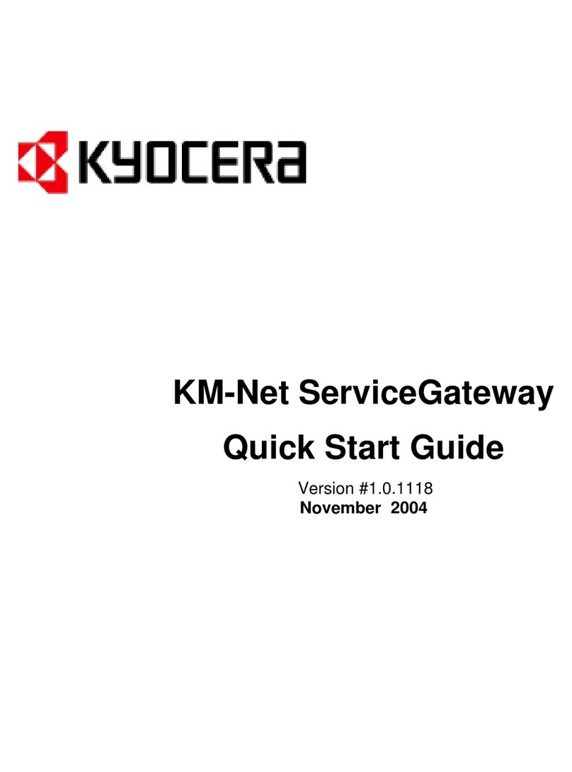 Kyocera KM-C830 quick start guide