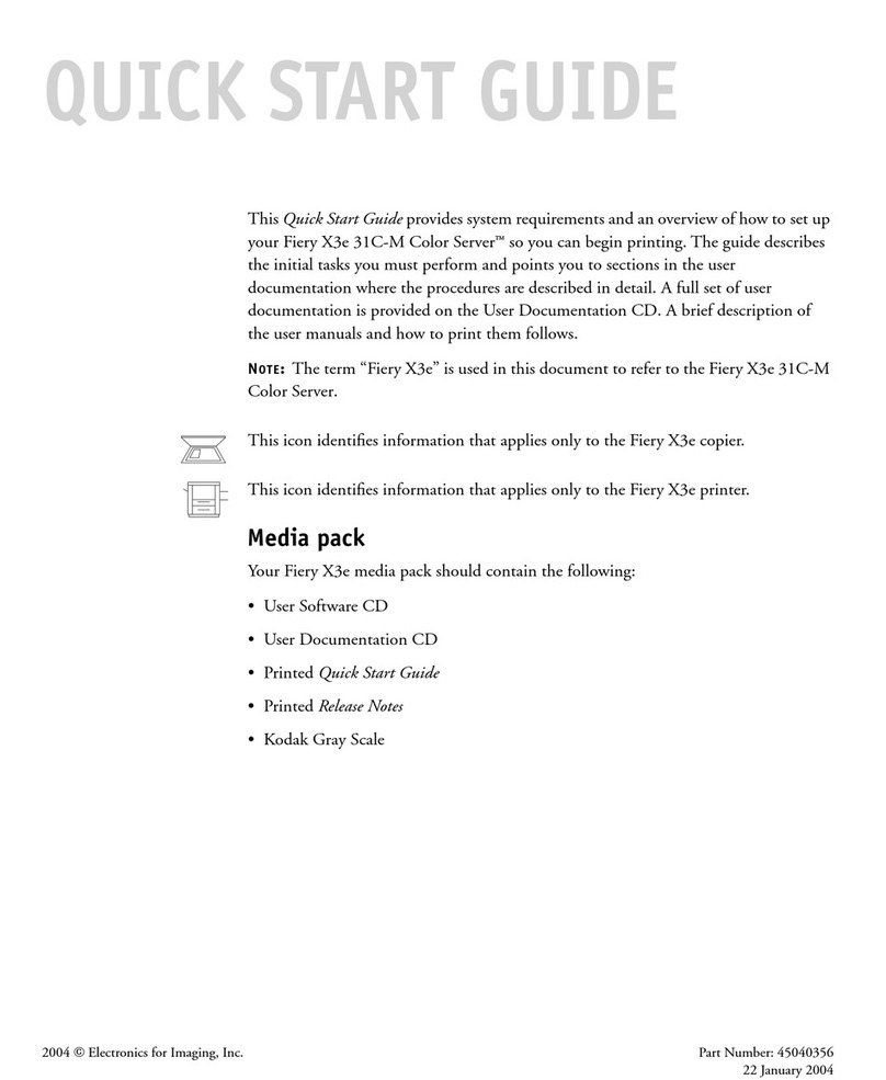 Fiery KM-C2030 User manual