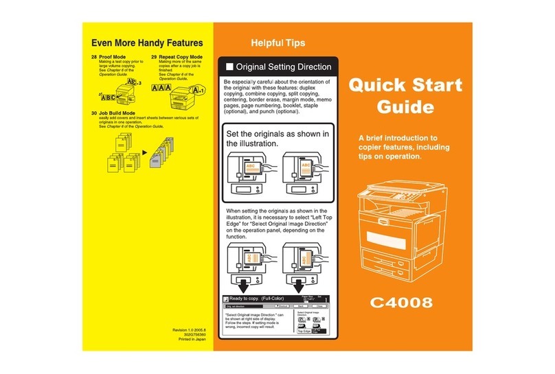 Kyocera KM-C4008 User manual Kyocera KM-C4008 User manual