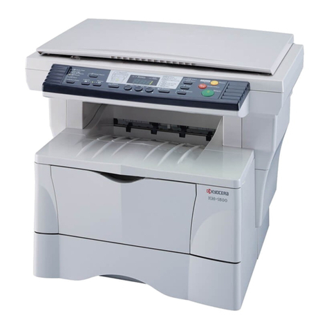 Kyocera KM-1500 Installation manual