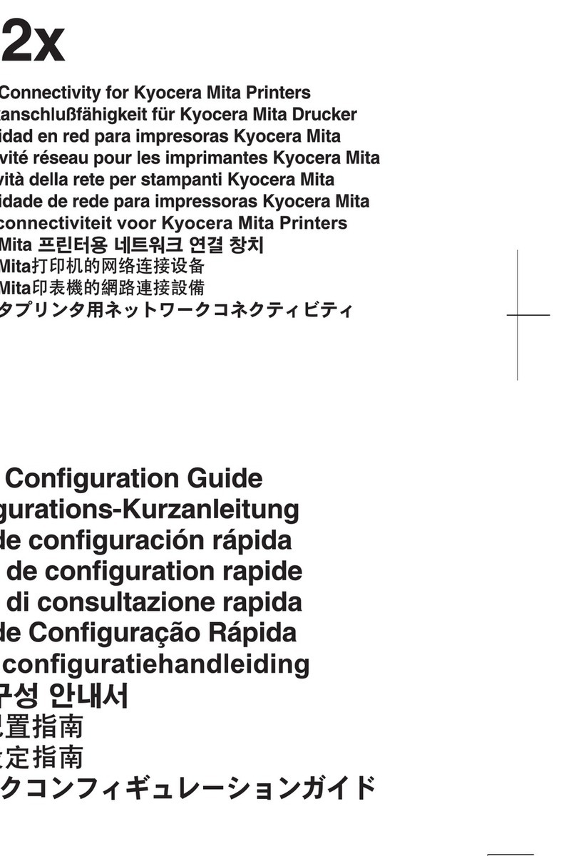 Kyocera KM-1530 Quick configuration guide