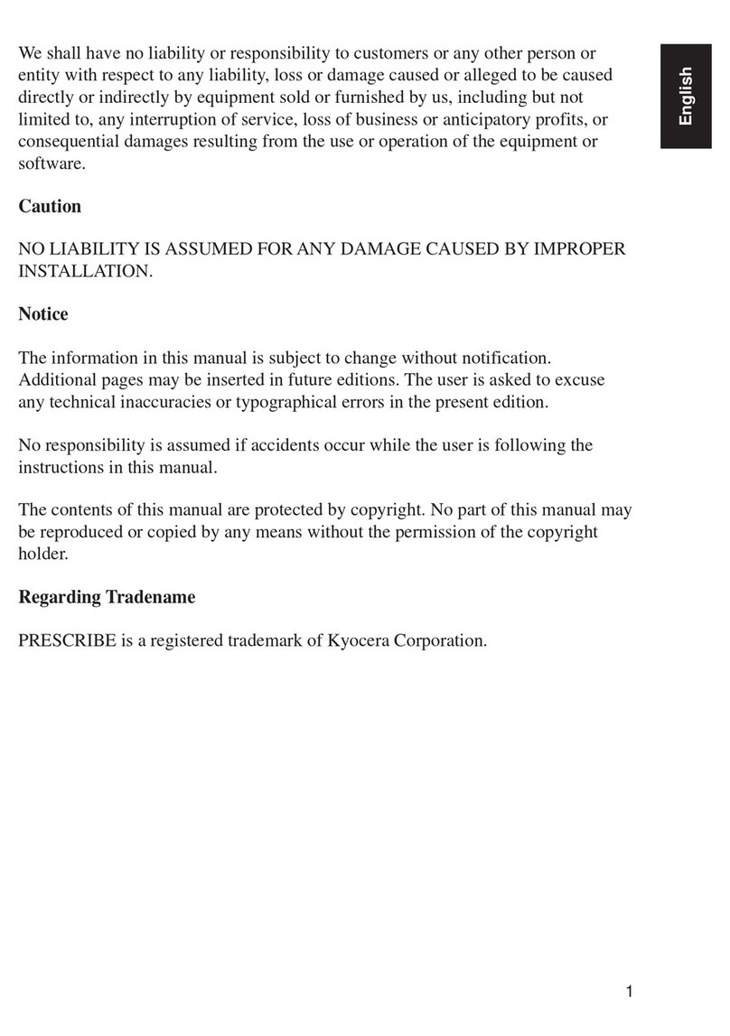 Kyocera FS-7000 User manual