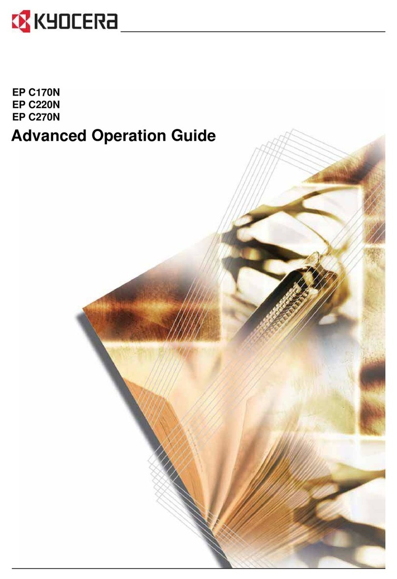 Kyocera EP C170N User manual