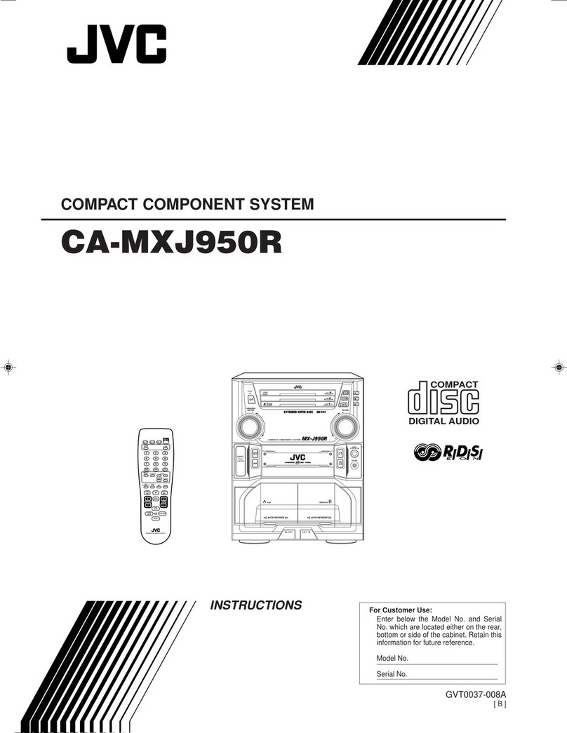 JVC CA-MXJ950RB User manual