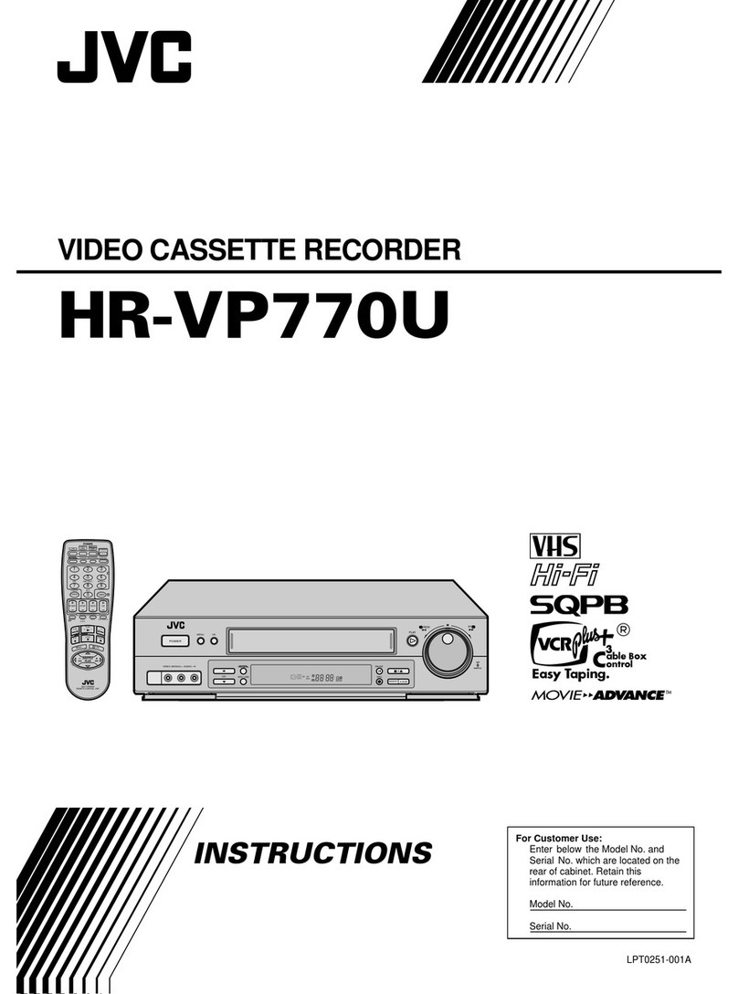 JVC HR-VP770U User manual