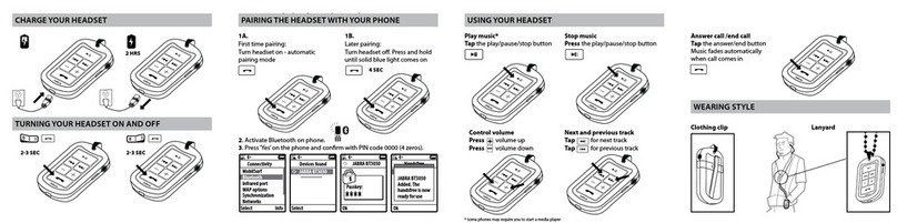 Jabra STREET BT3030 quick start guide