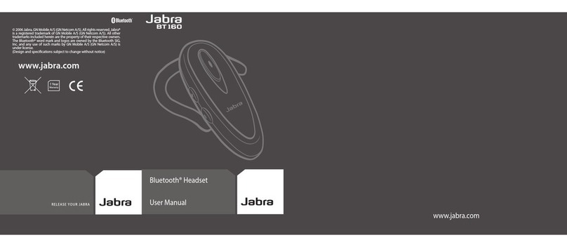Jabra BT160 User manual