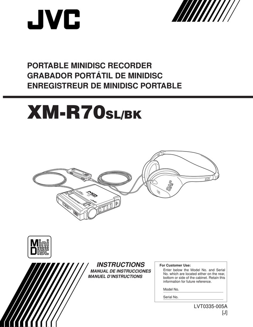 JVC XM-R70BKJ User manual