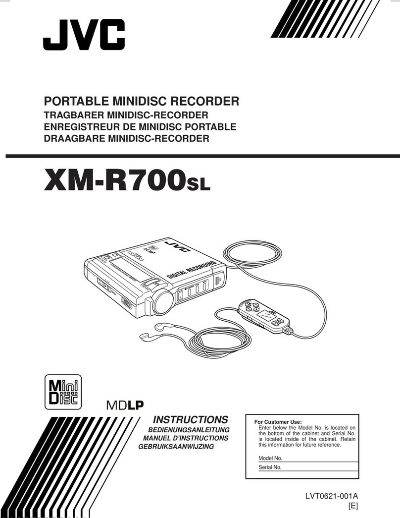 JVC XM-R700SLE User manual