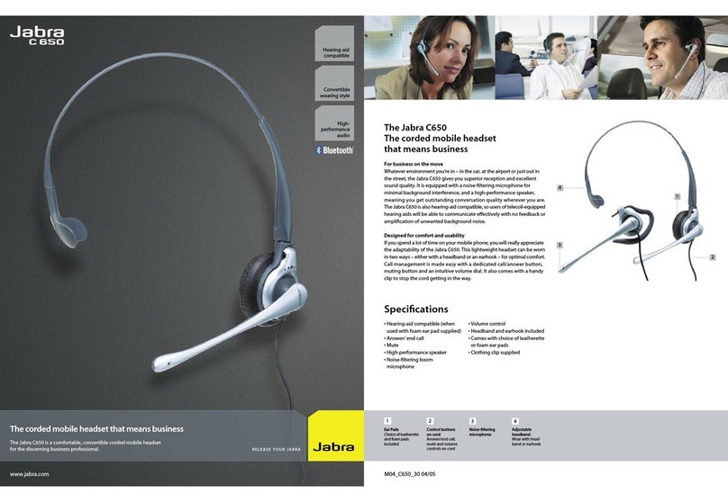 Jabra C650 Specifications
