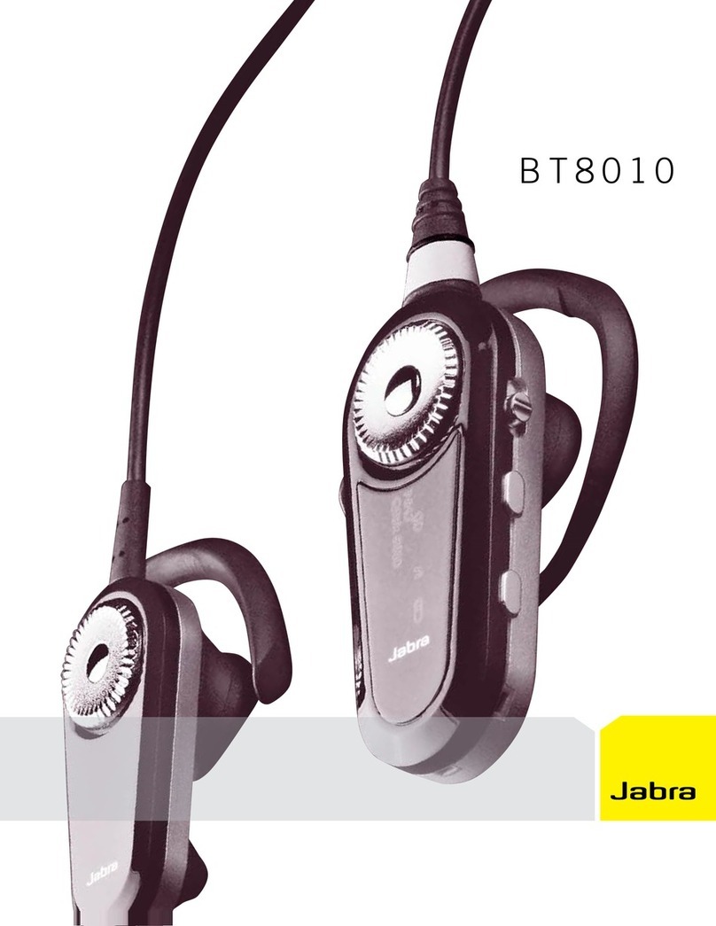 Jabra BT8010 - Headset - Clip-on Owner's manual