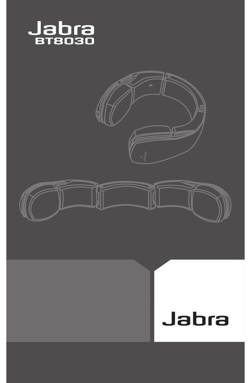 Jabra BT8030 - Headset - Convertible user manual