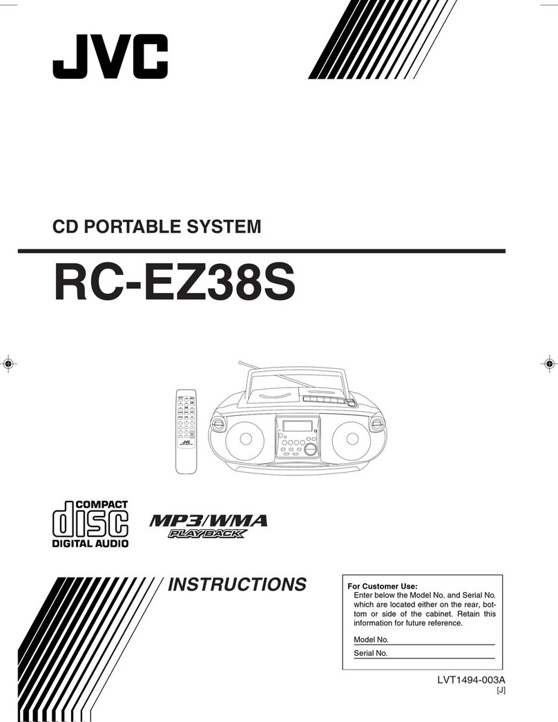 JVC RC-EZ38SC User manual