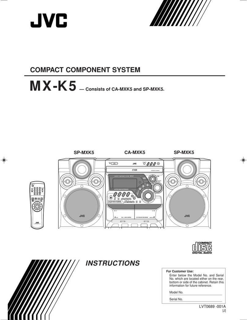 JVC MX-K5 User manual