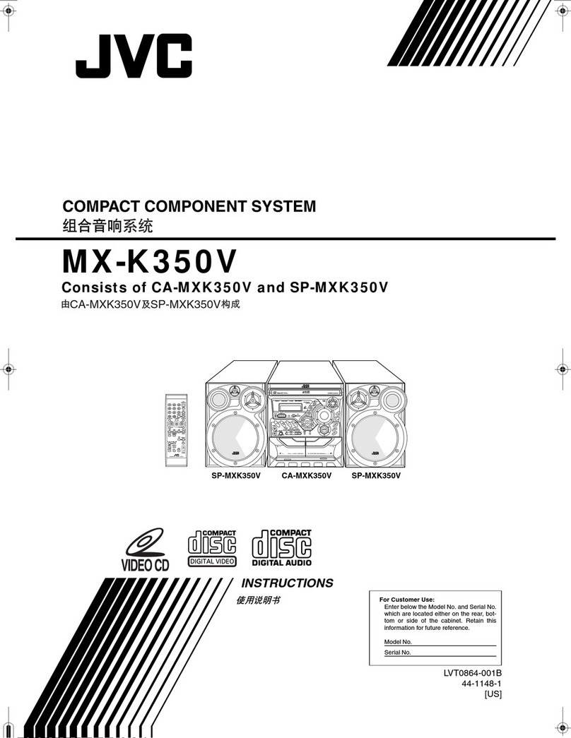 JVC MX-K350V User manual