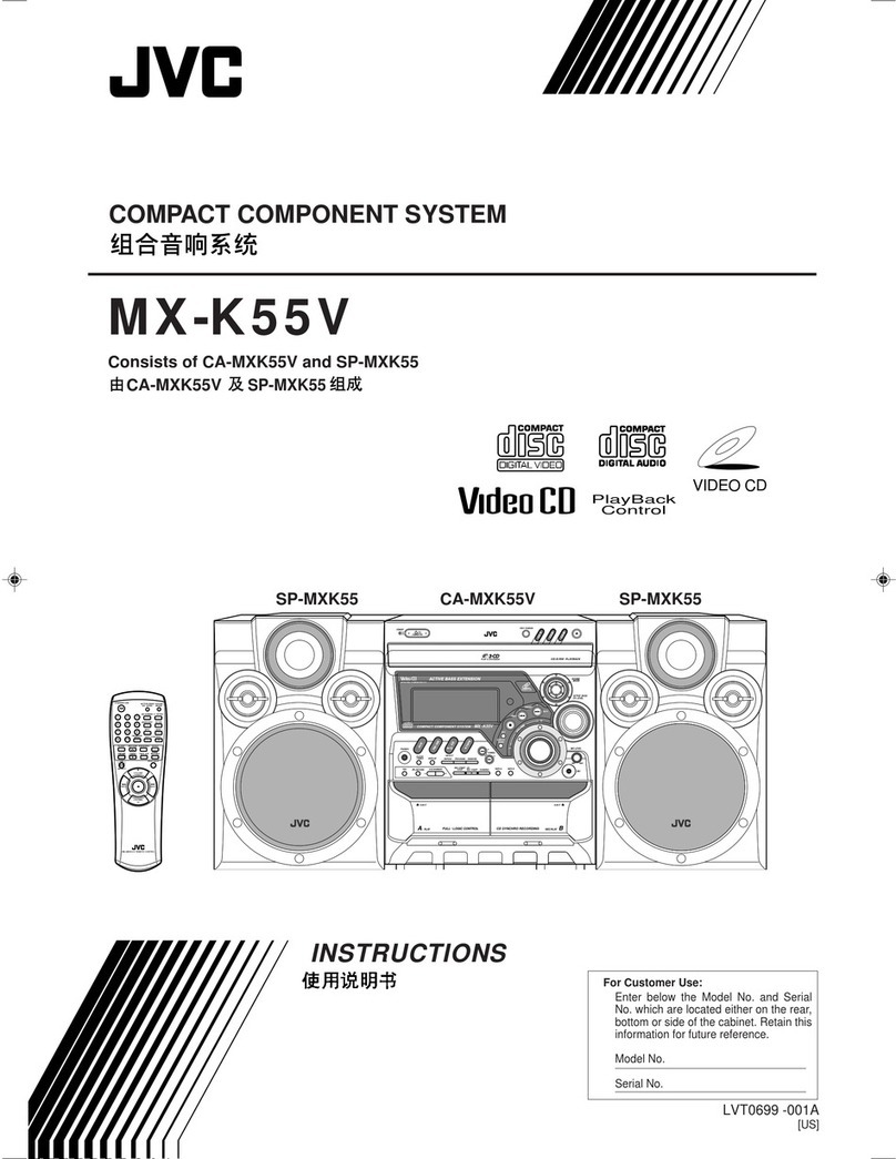 JVC MX-K55VUS User manual