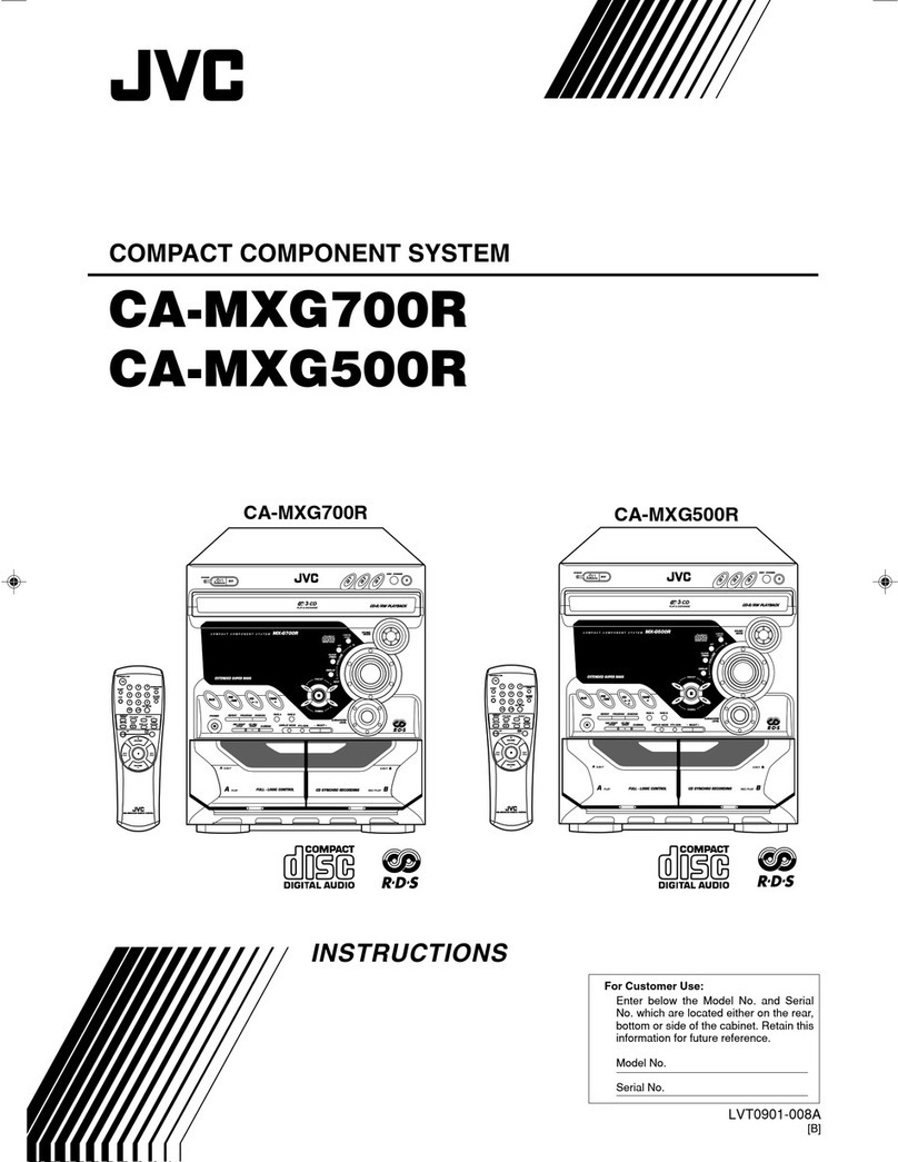 JVC MX-G500 instruction manual