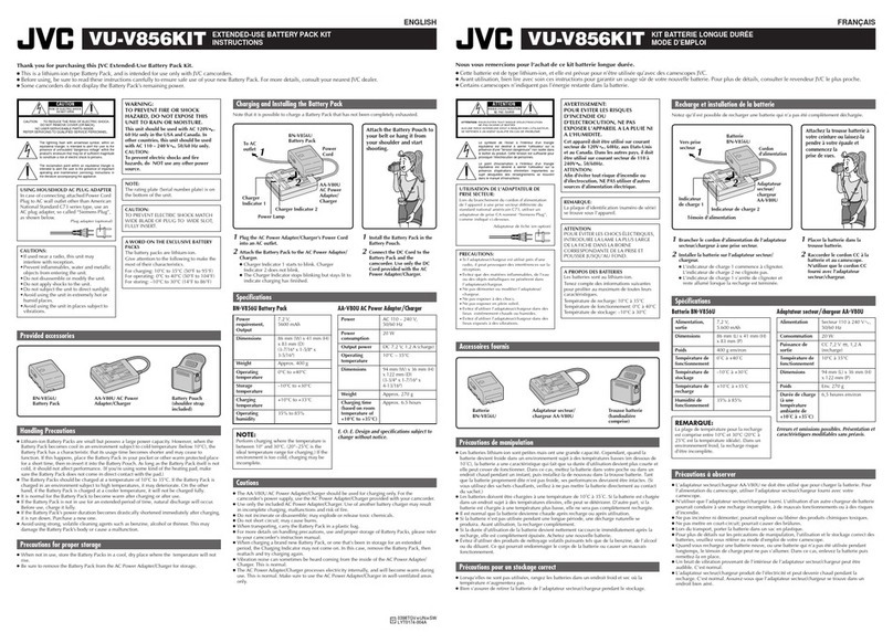 JVC VU-V856KITEG User manual