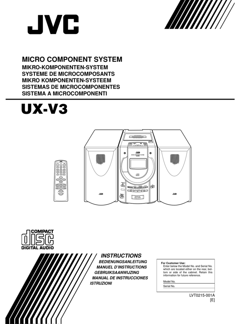 JVC UX-V3 User manual