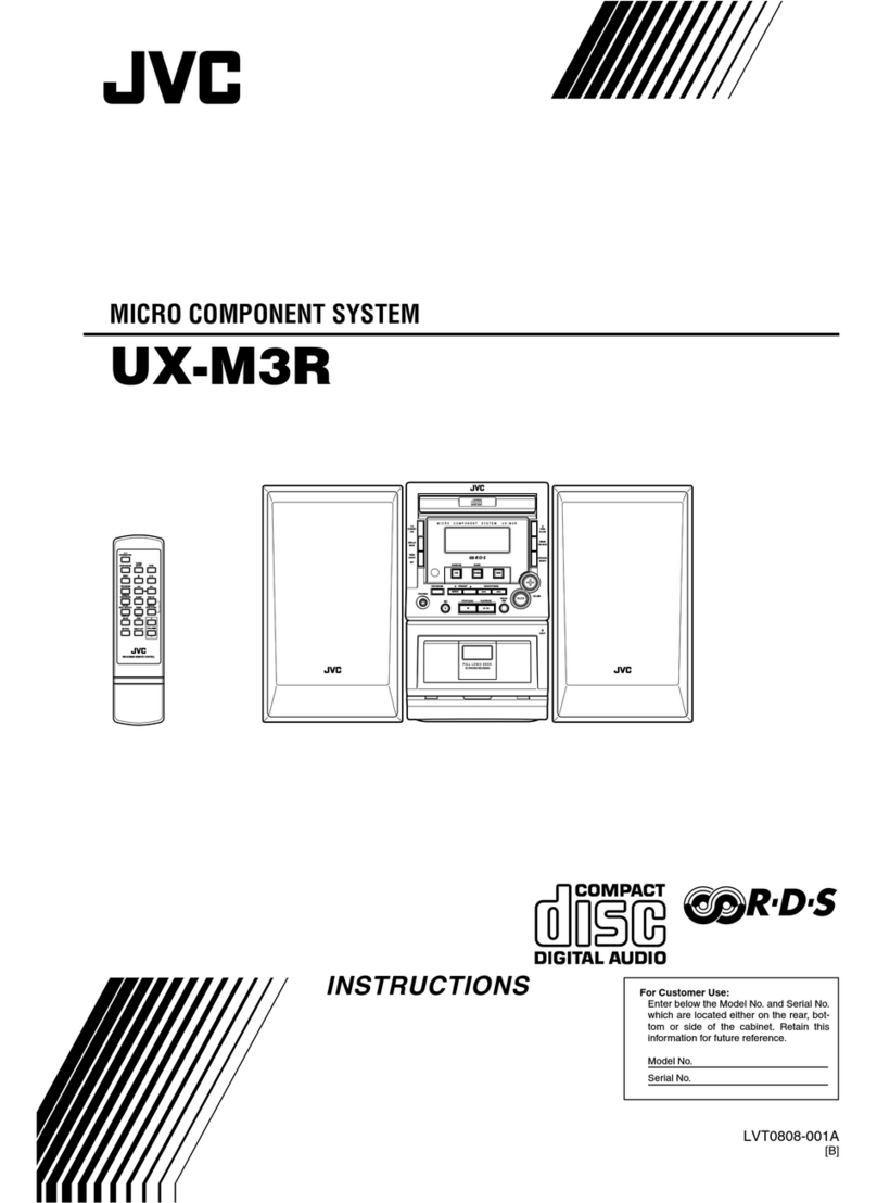 JVC UX-M3R User manual