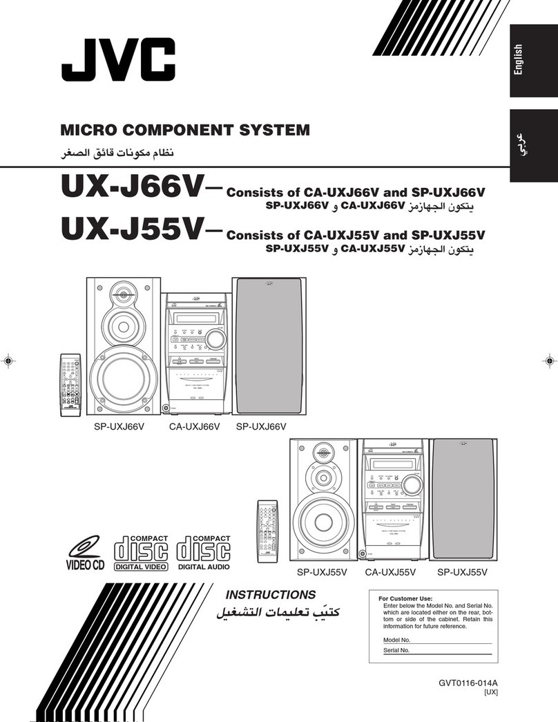 JVC UX-J55MDAH User manual