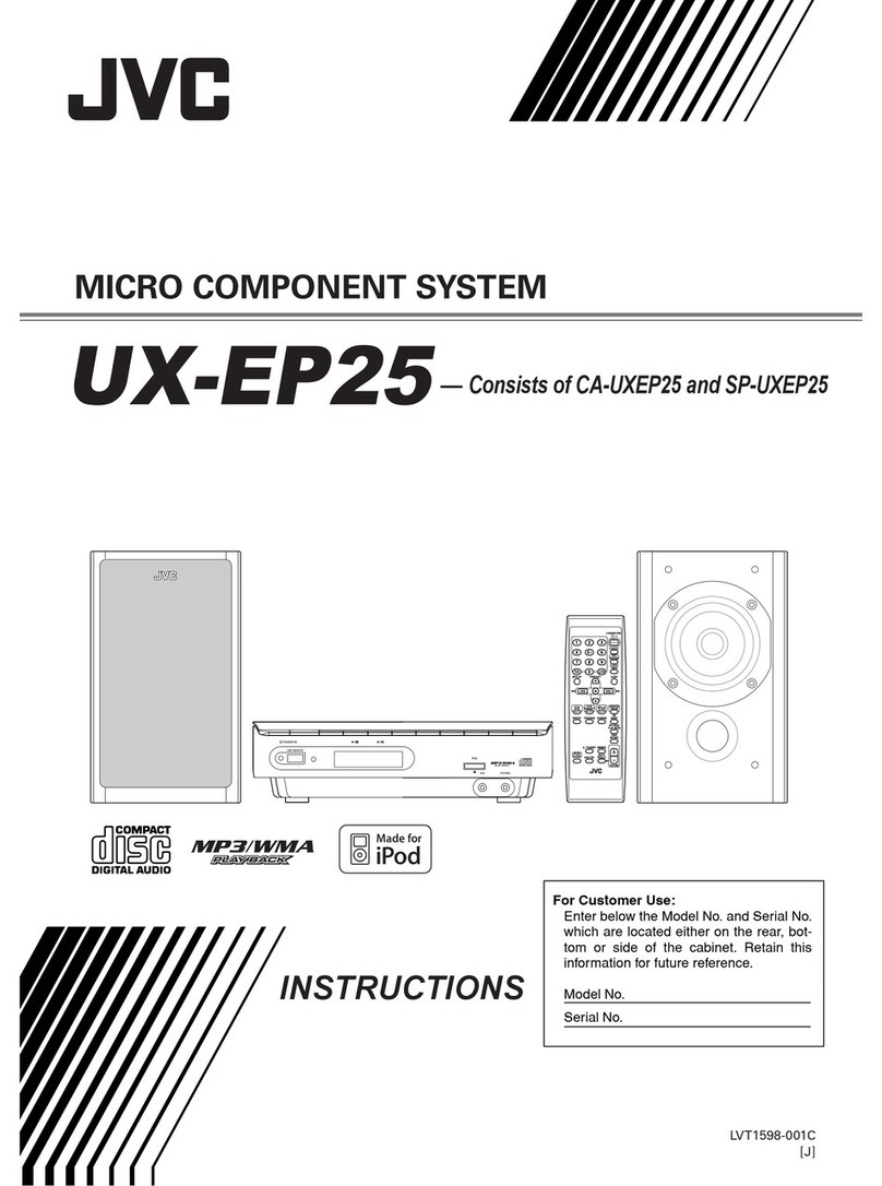 JVC UX-EP25C User manual