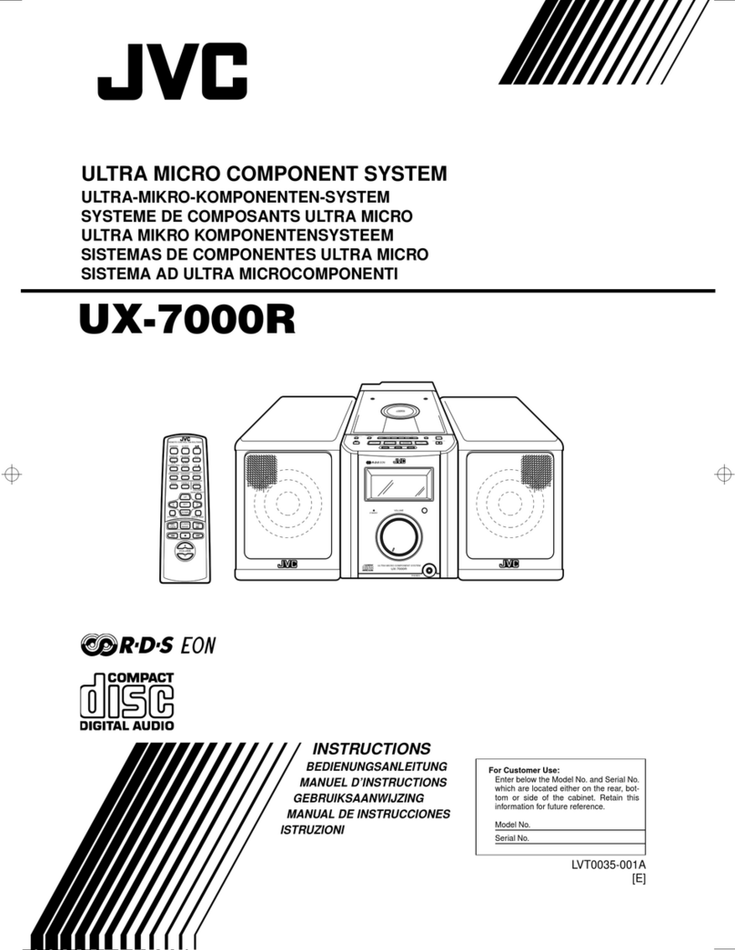 JVC UX-7000R User manual