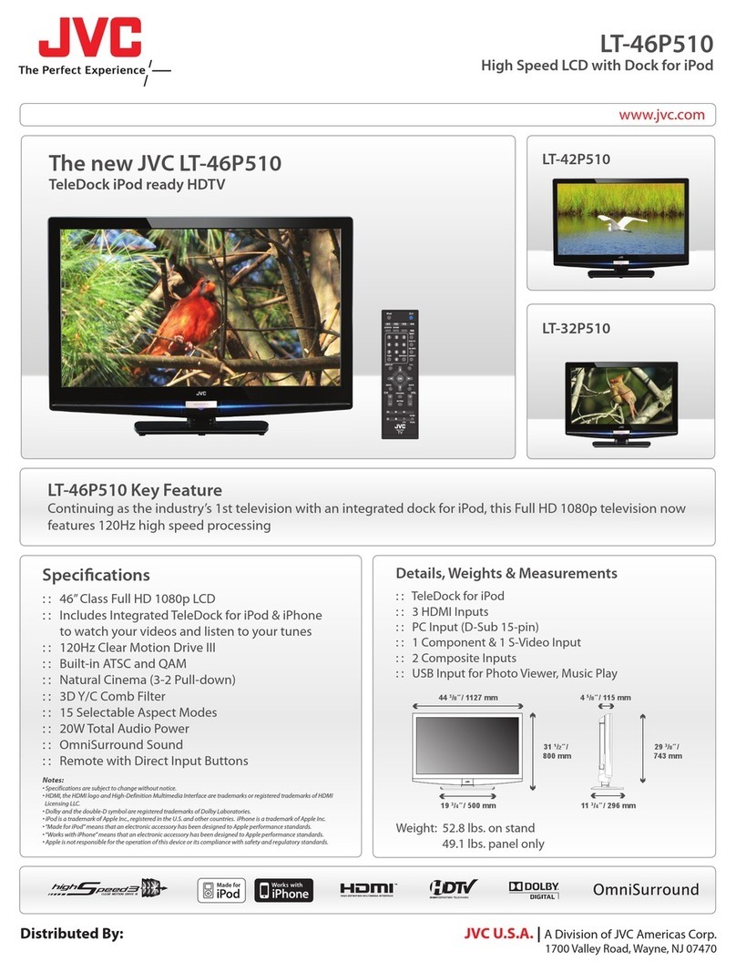 JVC LT-46P510 User manual