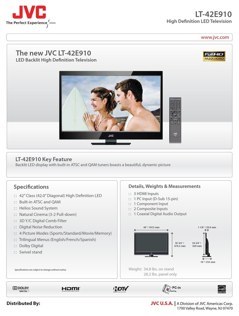 JVC LT-42E910 User manual
