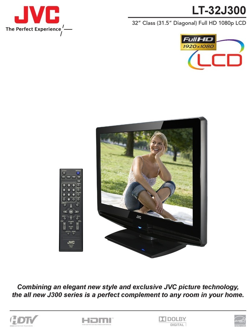JVC LT-32J300 - 32" LCD TV User manual