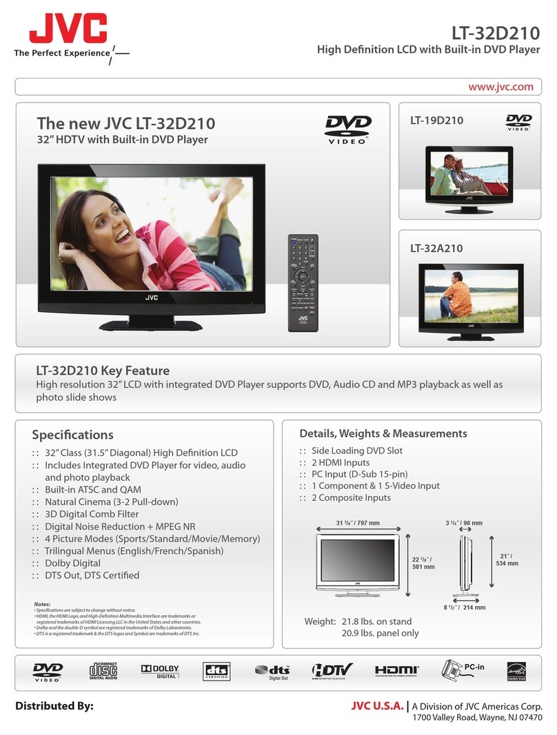 JVC LT-32D210 User manual