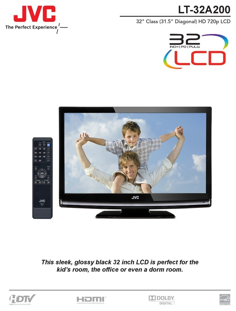 JVC LT32A200 - 32" LCD TV User manual