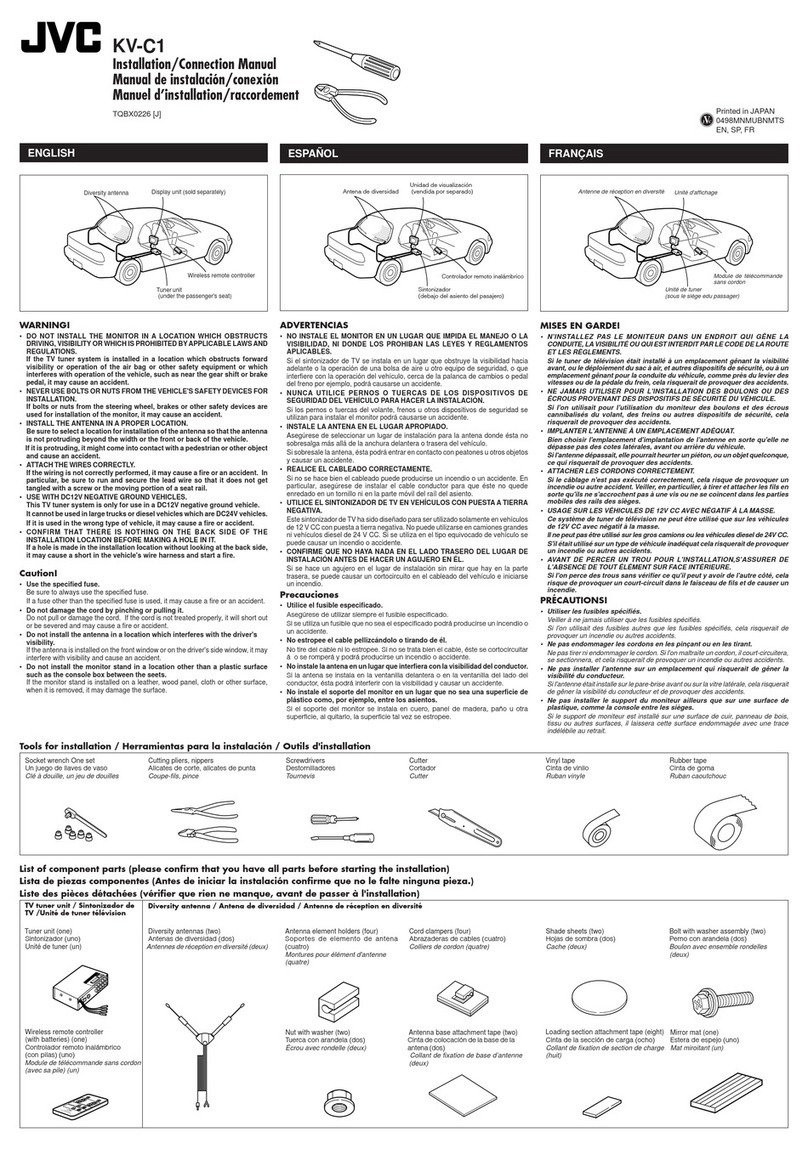 JVC KV-C1J Guide