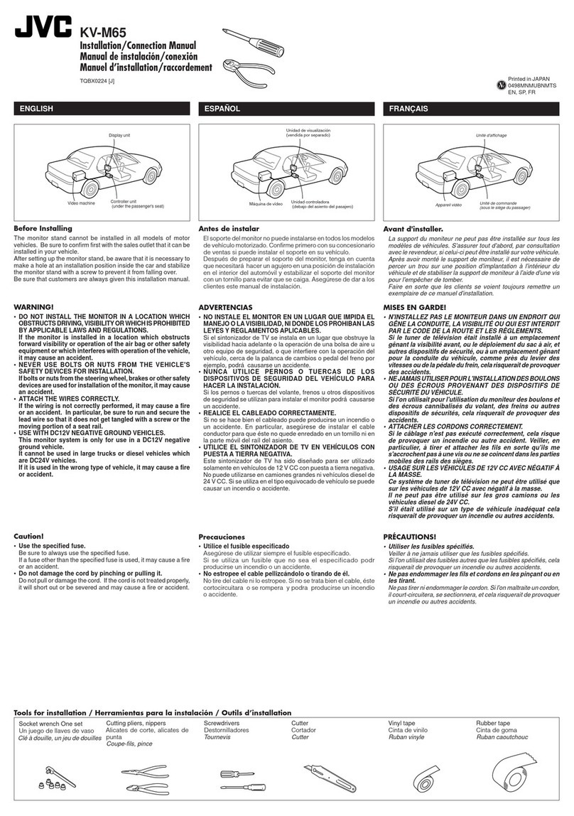 JVC KV-M65J Guide