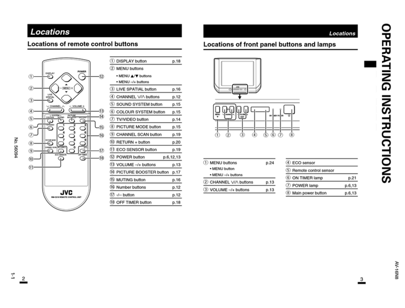 JVC AV-16N8 Use and maintenance manual JVC AV-16N8 Use and maintenance manual