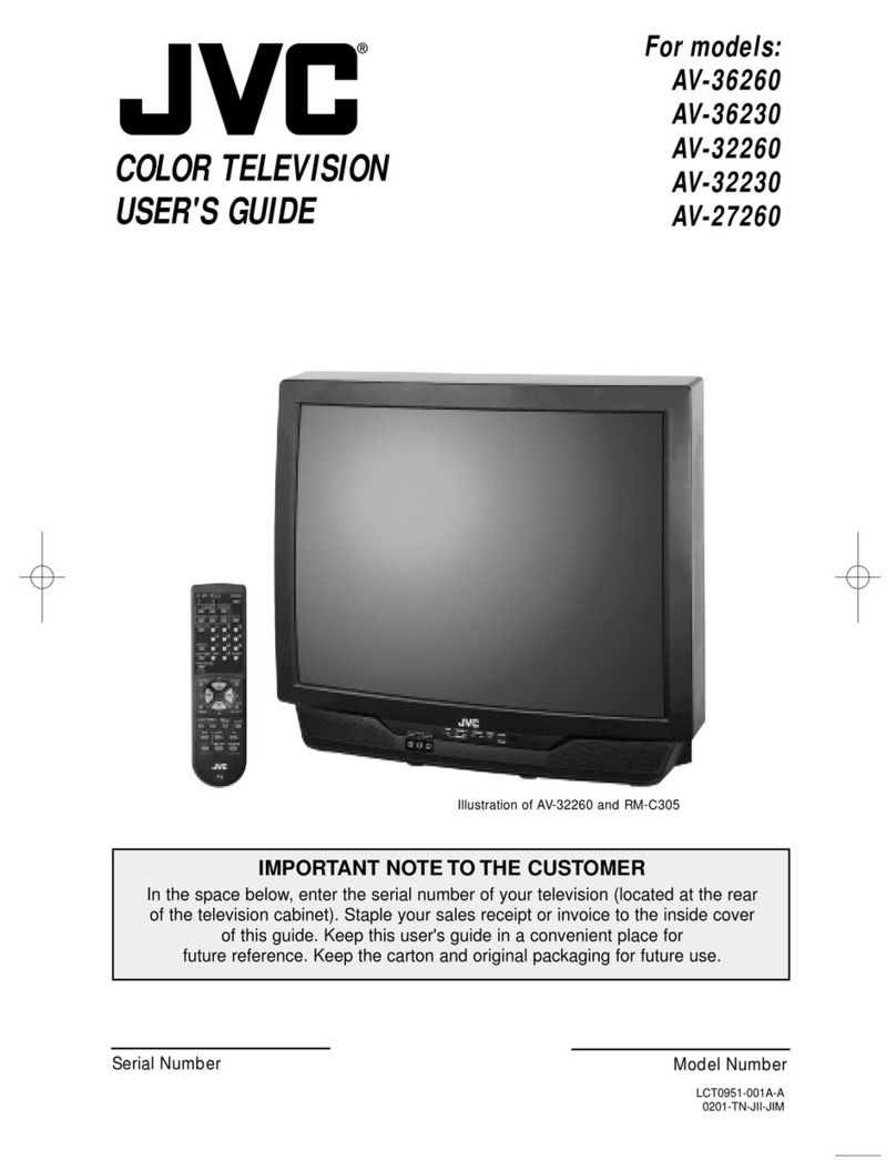 JVC AV 27260 User manual