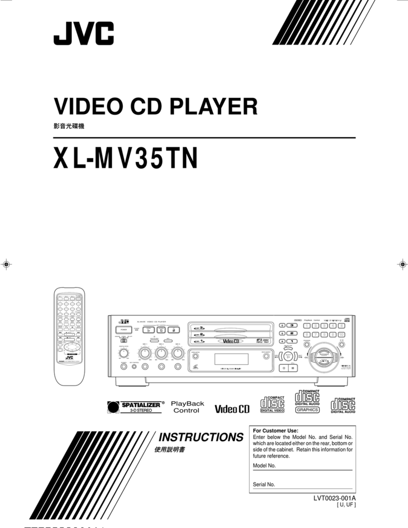 JVC XL-MV35TN User manual
