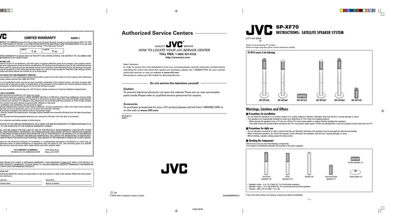 JVC SP-XF70 instructions