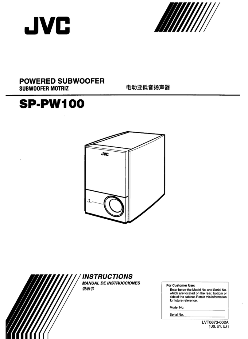 JVC SP-PW100 User manual