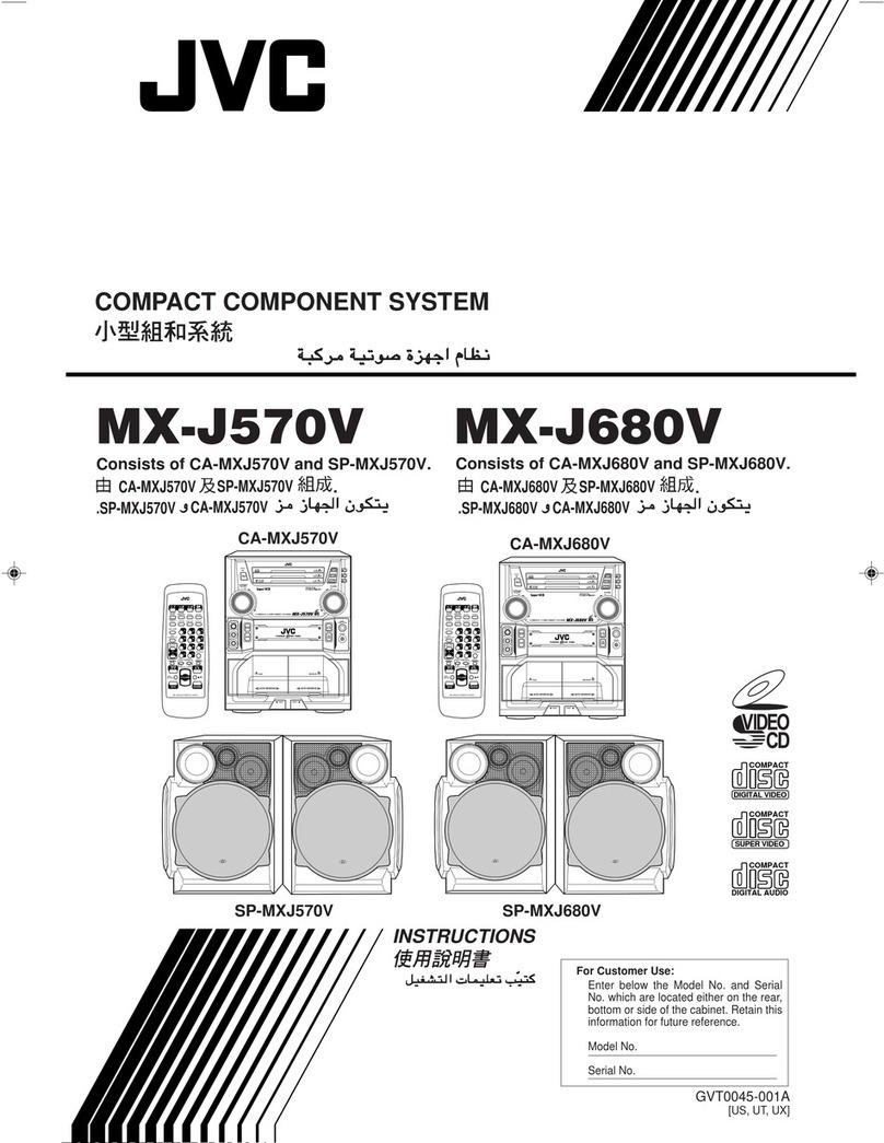 JVC SP-MXJ570VUS instructions