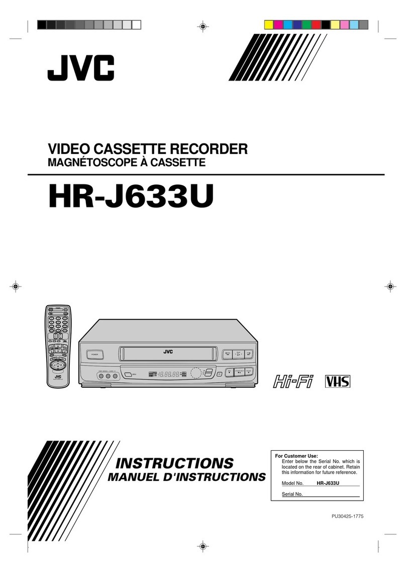 JVC HR-J633U(C) User manual