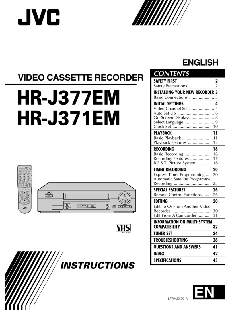JVC HR-J371EM User manual JVC HR-J371EM User manual