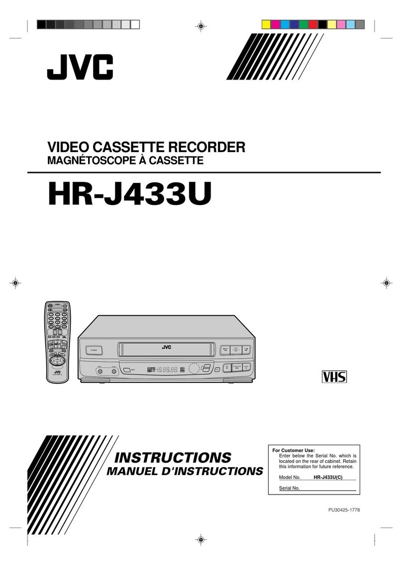JVC HR-J433U(C) User manual